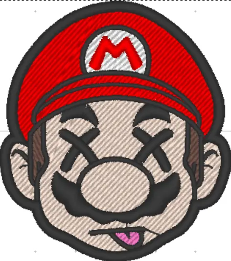 Mario KO (Moyen (4'' x 4''))